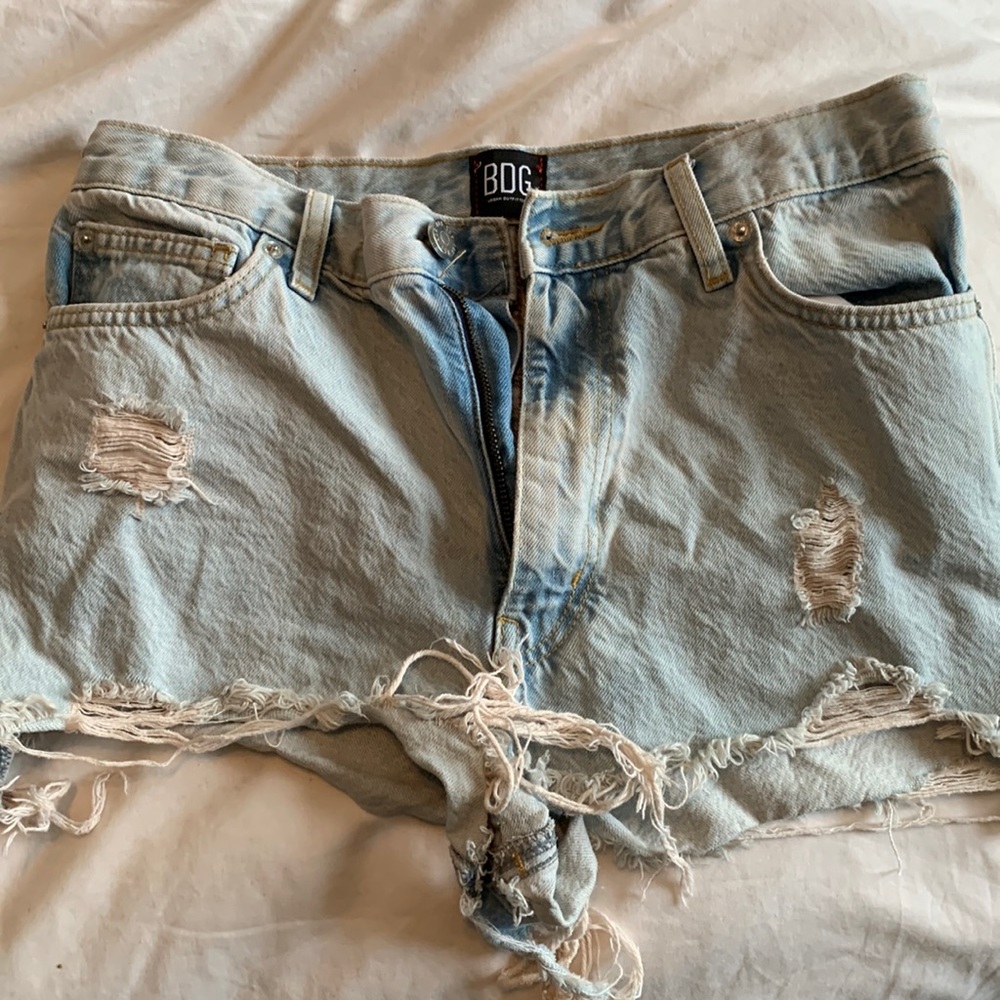Urban Outfitters light wash shorts